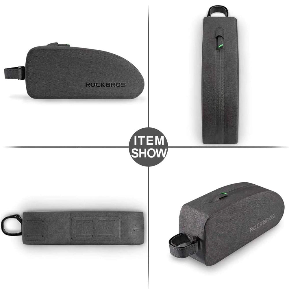 Rockbros AS-019-1 bicycle frame bag waterproof 1.6 l - black_2