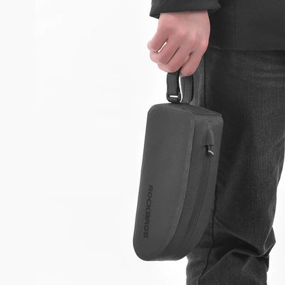 Rockbros AS-019-1 bicycle frame bag waterproof 1.6 l - black_5