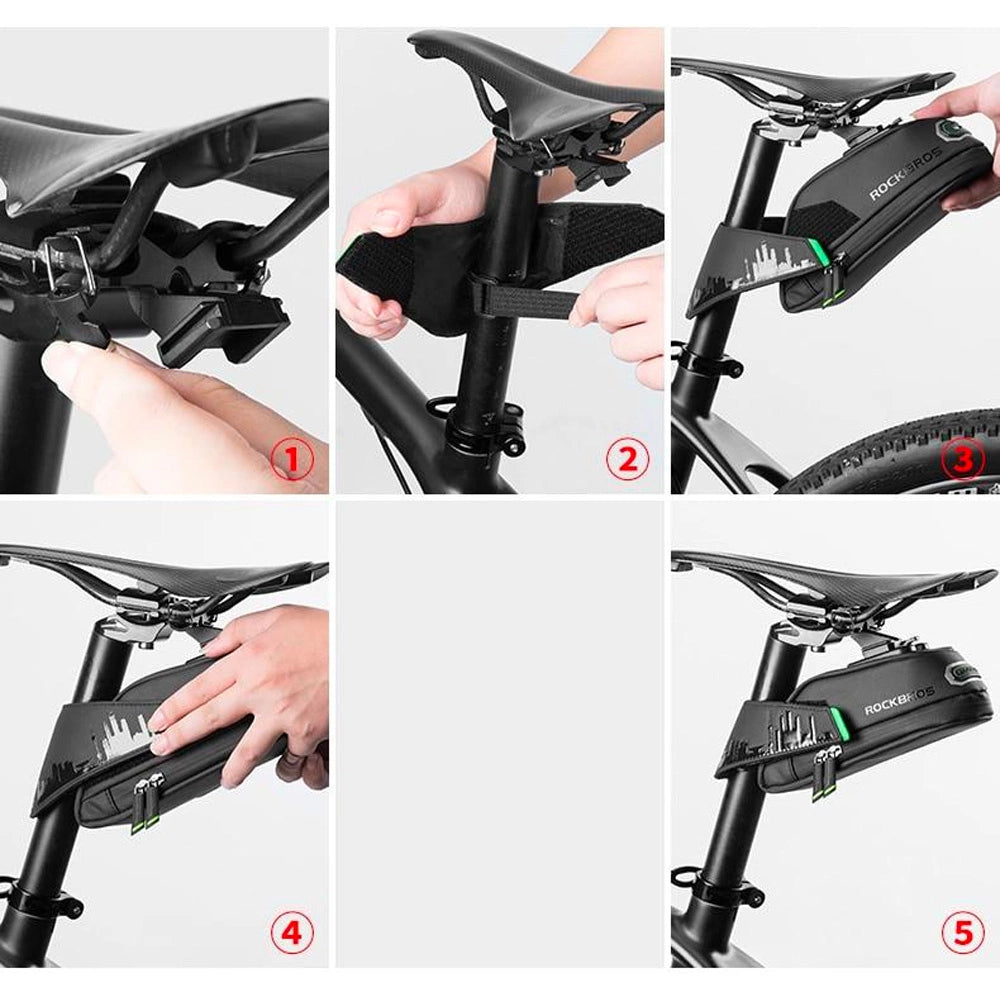 Rockbros C27-1 bicycle bag under the saddle - black_10