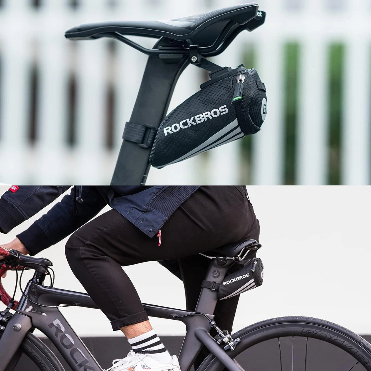 Rockbros C28 bicycle bag under the saddle - black_3
