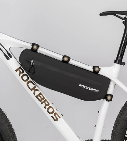 Rockbros AS-043 bicycle bag with Velcro 3l - black_11