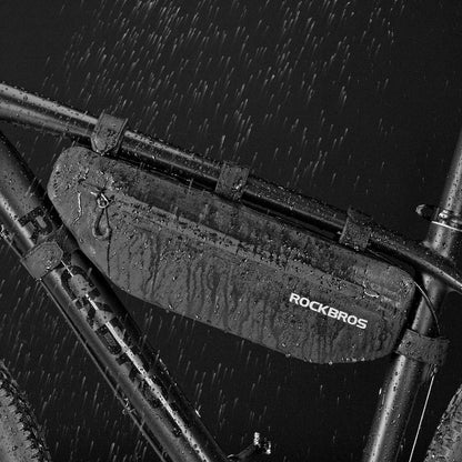 Rockbros AS-043 bicycle bag with Velcro 3l - black_20