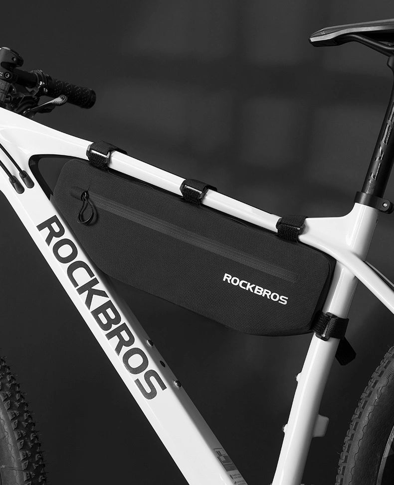 Rockbros AS-043 bicycle bag with Velcro 3l - black_6
