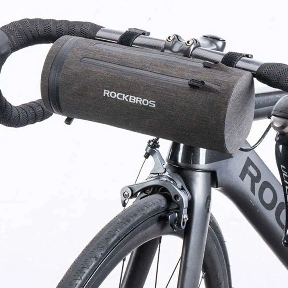 Rockbros AS-051 waterproof handlebar bag - black_0