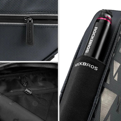 Rockbros B39-2 waterproof bicycle bag for frame - black_9