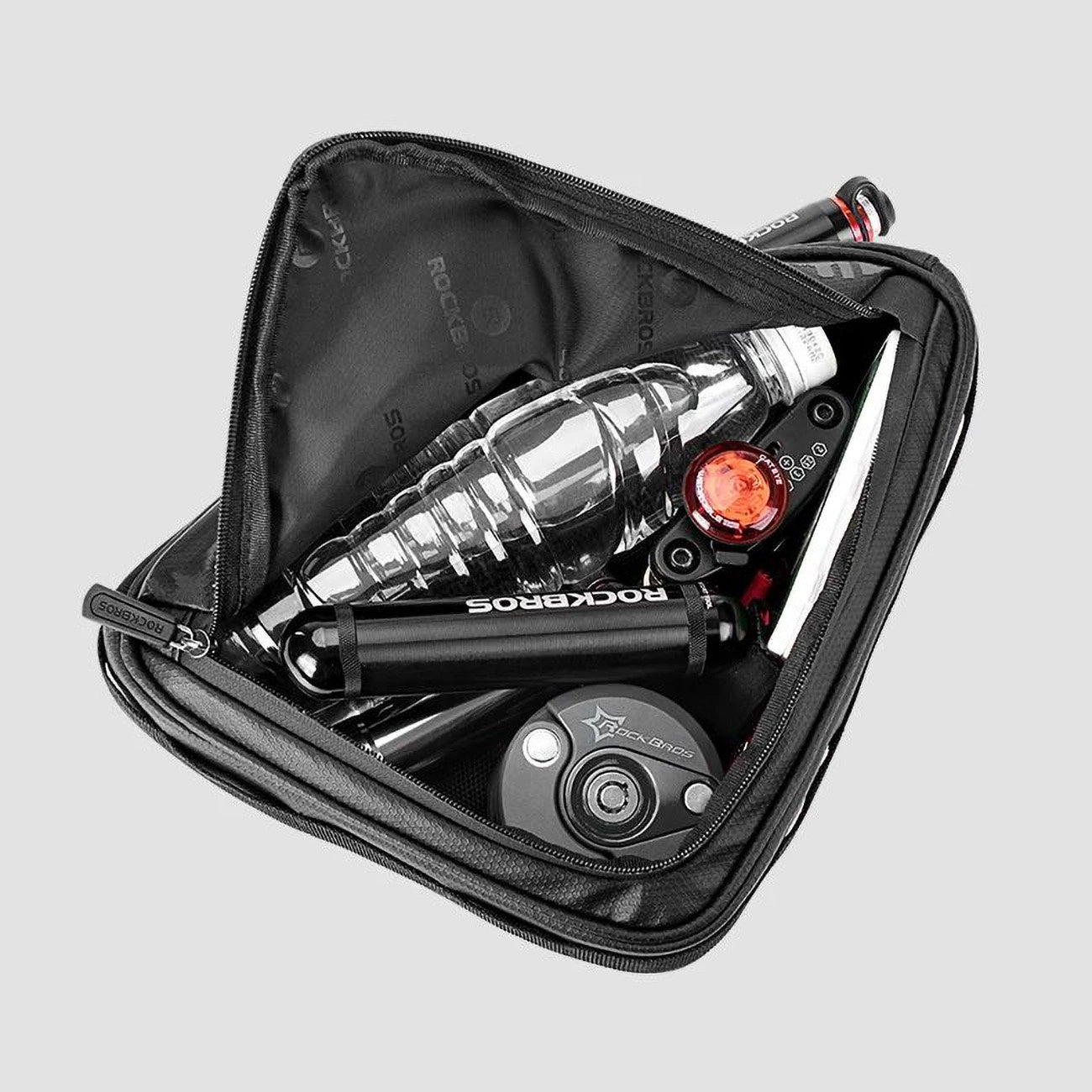 Rockbros B39-2 waterproof bicycle bag for frame - black_4