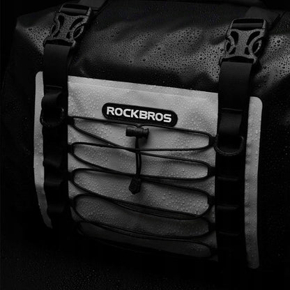 Rockbros AS-010BGR motorcycle bag, waterproof - gray_4