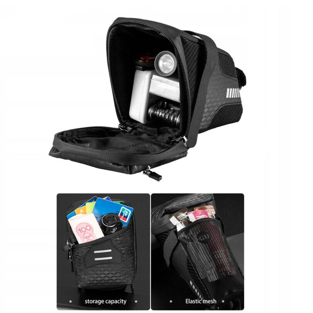 Rockbros C29-BK waterproof bicycle bag under the saddle - black_2