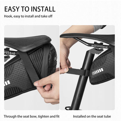 Rockbros C29-BK waterproof bicycle bag under the saddle - black_8