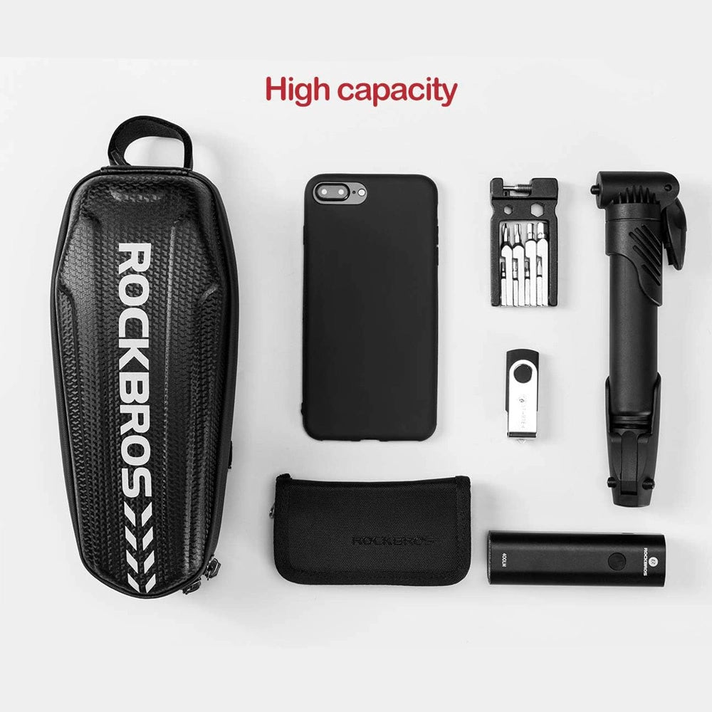 Rockbros B60 waterproof bicycle bag for frame - black_2