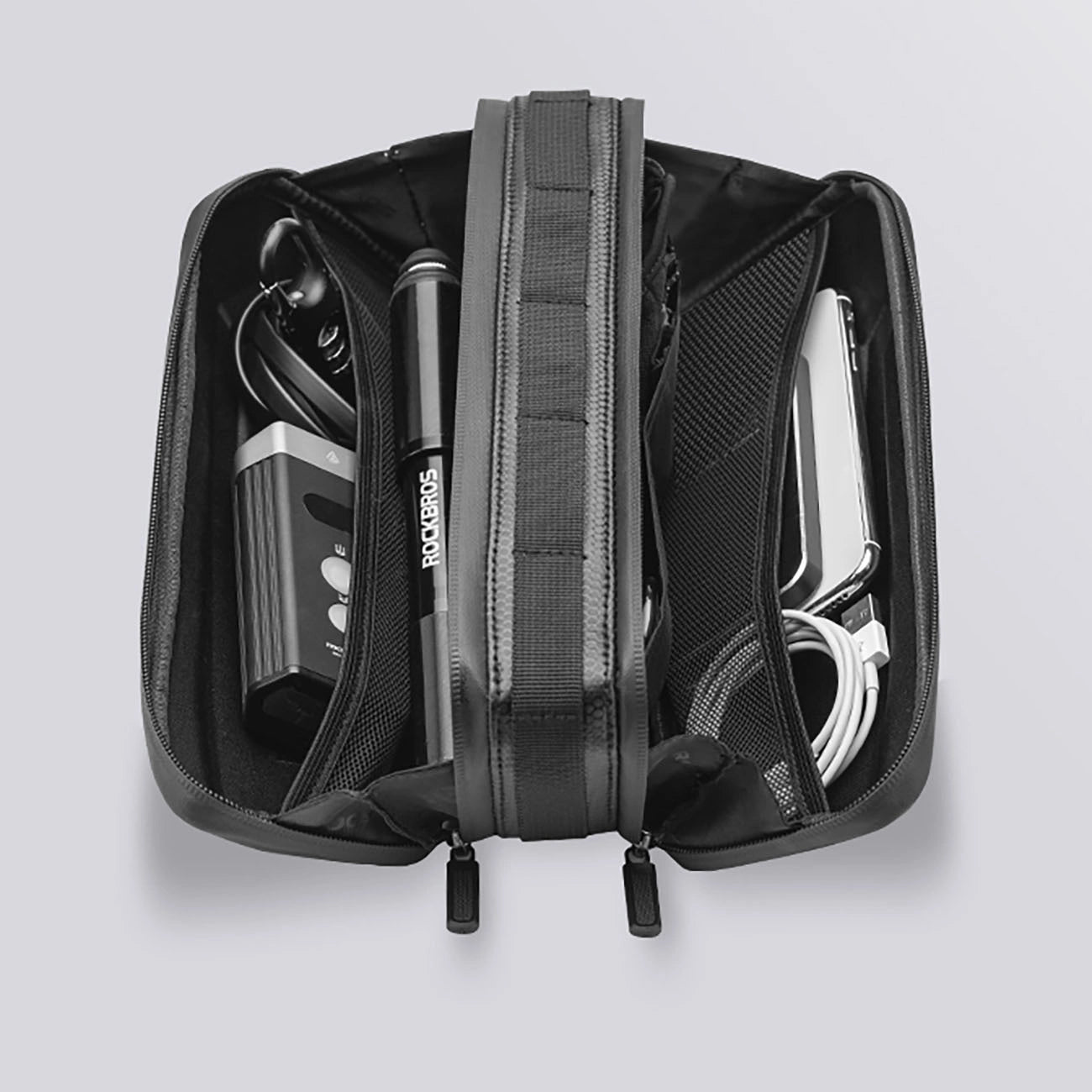 Rockbros B66 waterproof bicycle bag for frame - black_15