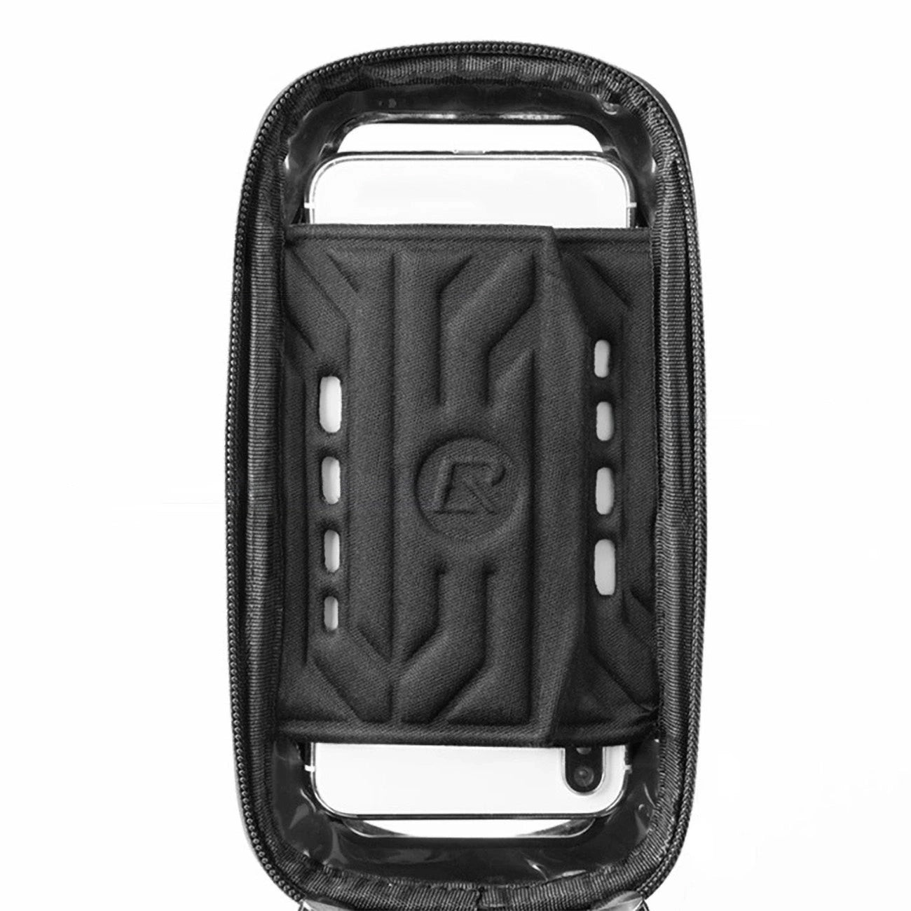 Rockbros B68 bicycle bag for armored frame with phone pocket and cover 1.7l - black_1