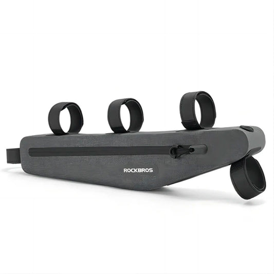 Rockbros AS-052 waterproof bicycle bag for frame - gray_0