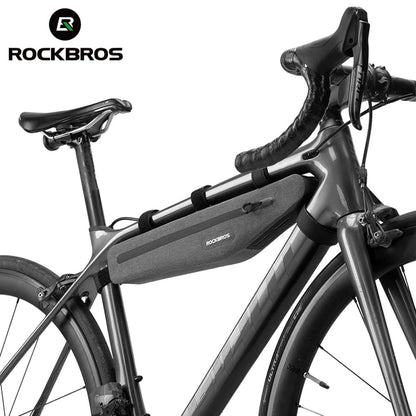 Rockbros AS-052 waterproof bicycle bag for frame - gray_1