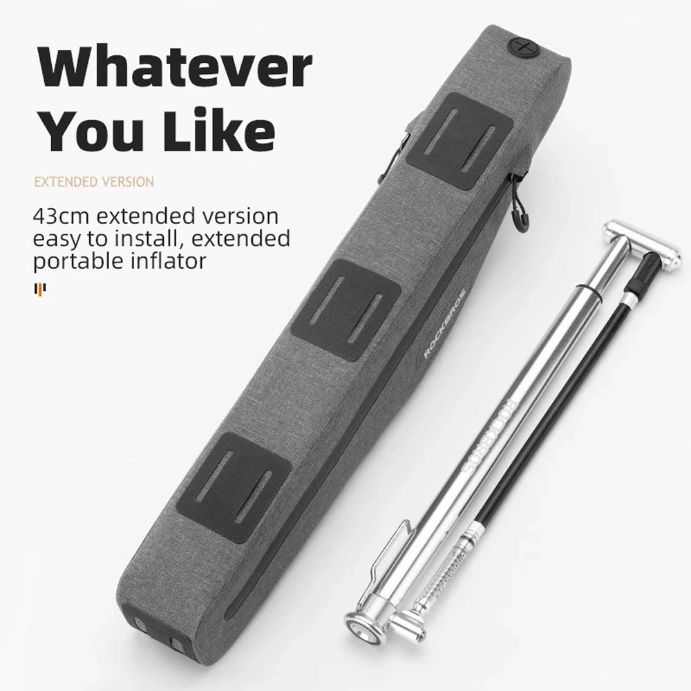 Rockbros AS-052 waterproof bicycle bag for frame - gray_5