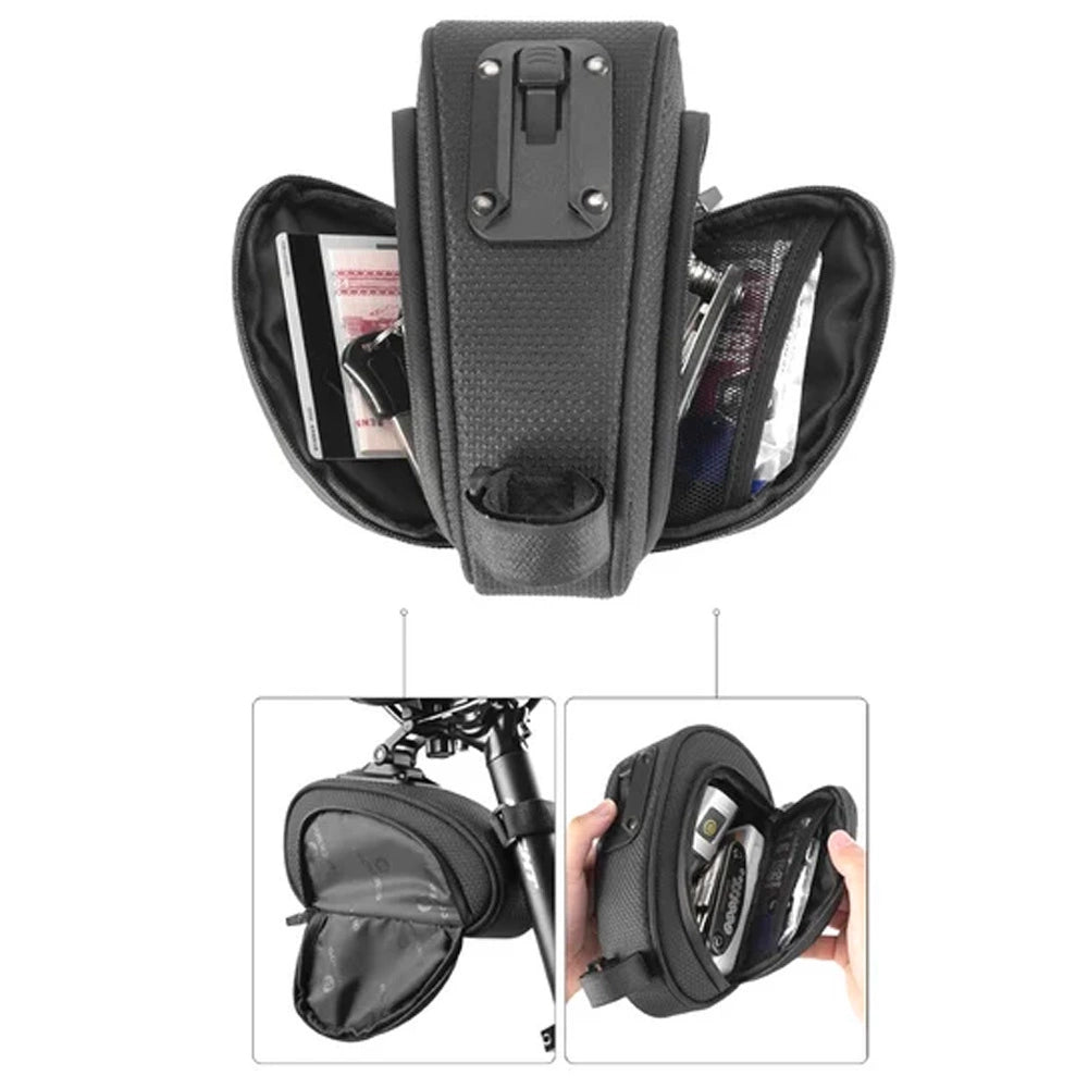 Rockbros C40 bicycle bag under the saddle - black_3