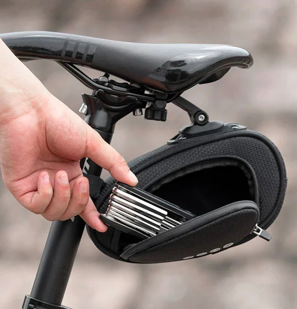 Rockbros C40 bicycle bag under the saddle - black_7