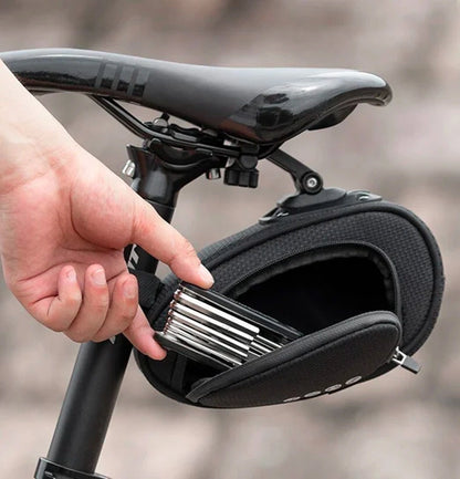 Rockbros C40 bicycle bag under the saddle - black_7