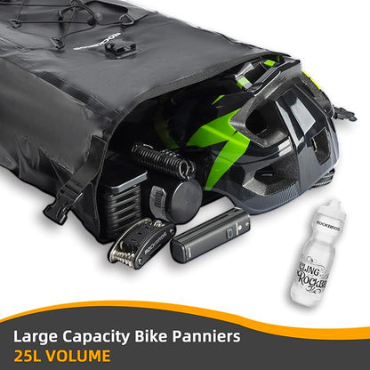 Rockbros 30140022001 waterproof bicycle bag for trunk - black_3