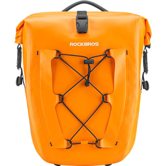Rockbros 30140022003 waterproof bicycle bag for trunk - orange_0