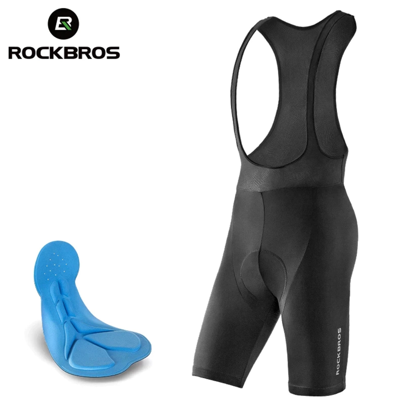 Rockbros RK2002XL bib shorts with XL pad - black_4