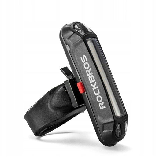 Rockbros A54BK Rear Bike Light + Micro USB - USB-A Cable - Black_0