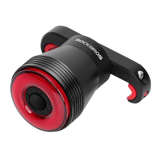 Rockbros Q5 Rear Bike Light with Intelligent Stop System - Black_0