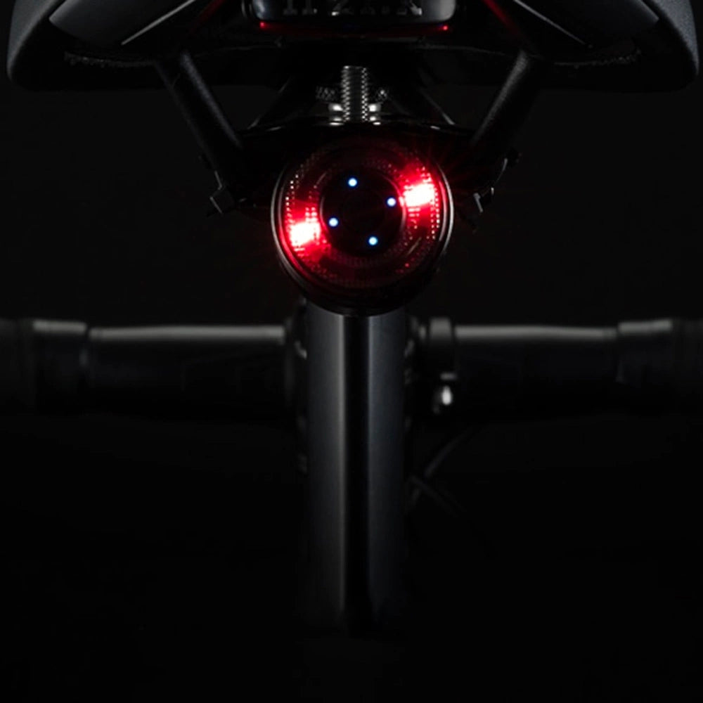 Rockbros Q1 Rear Bike Light 7 Color LED + USB-C - USB-A Cable - Black_3