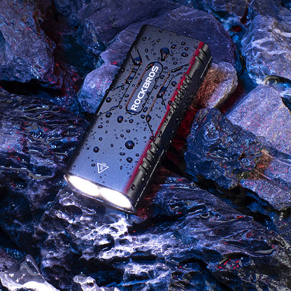 Rockbros 24310002001 bicycle light 850 lm with powerbank function + USB-C - USB-A cable - black_11