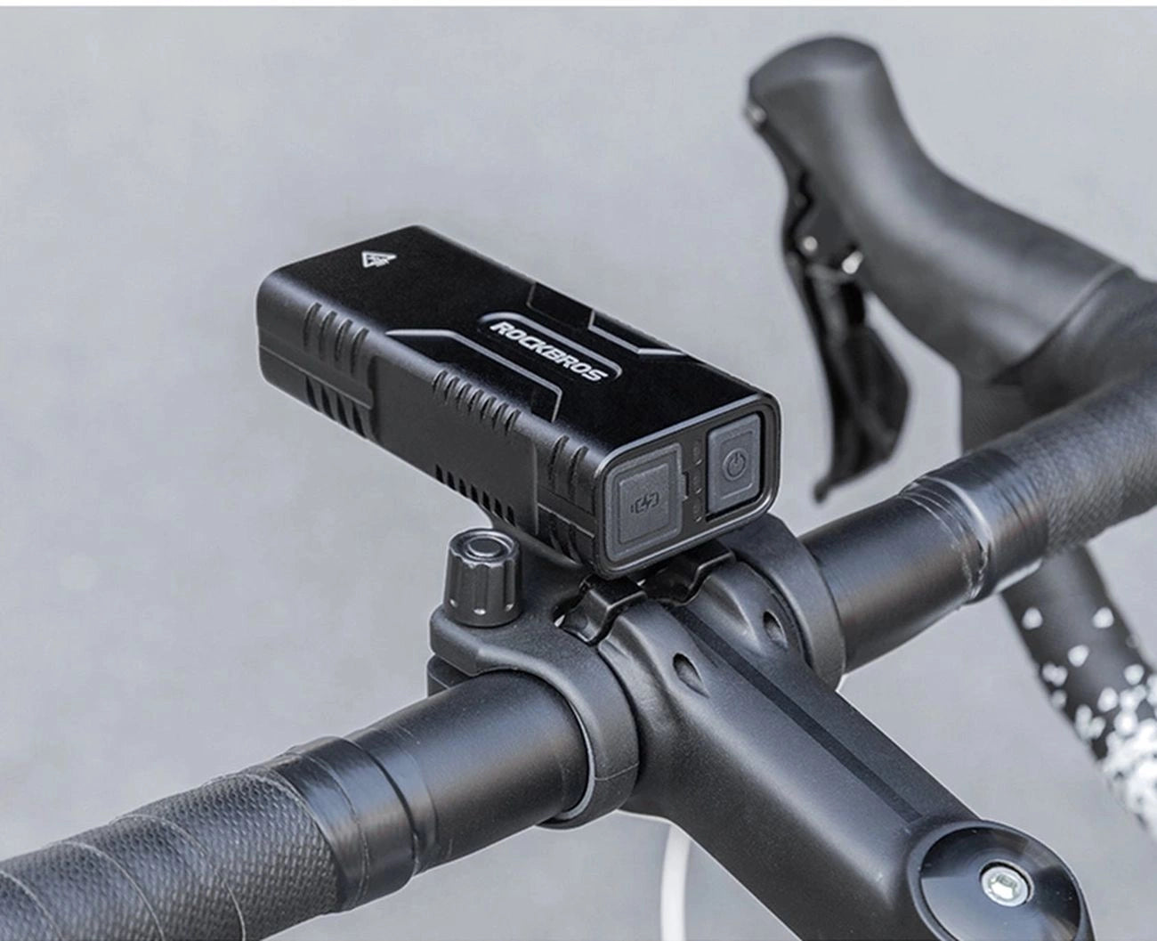 Rockbros 24310002001 bicycle light 850 lm with powerbank function + USB-C - USB-A cable - black_15