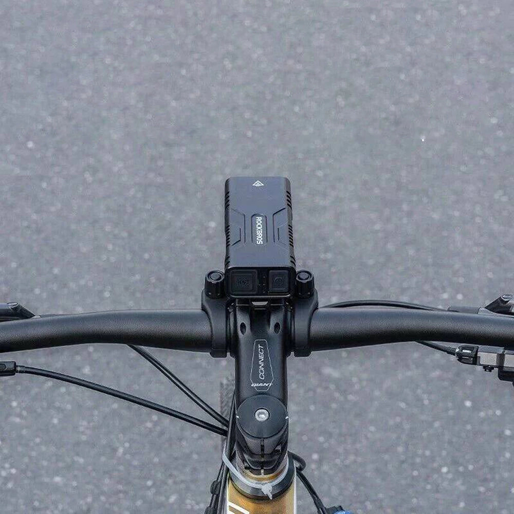Rockbros 24310002001 bicycle light 850 lm with powerbank function + USB-C - USB-A cable - black_2