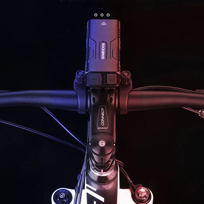 Rockbros 24310002001 bicycle light 850 lm with powerbank function + USB-C - USB-A cable - black_7