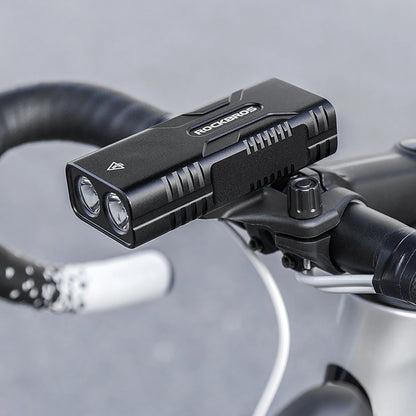 Rockbros 24310002001 bicycle light 850 lm with powerbank function + USB-C - USB-A cable - black_8