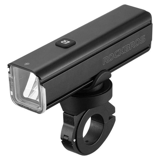Rockbros 24610002001 front bicycle light 1000 lm + USB-C - USB-A cable - black_0