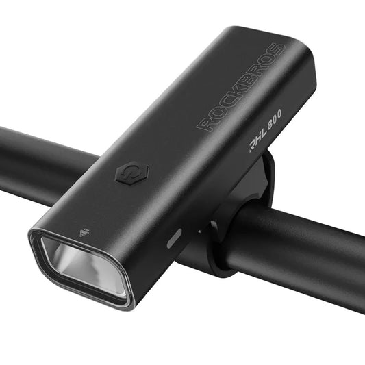 Rockbros 24710012001 front bicycle light 800 lm + USB-C - USB-A cable - black_0