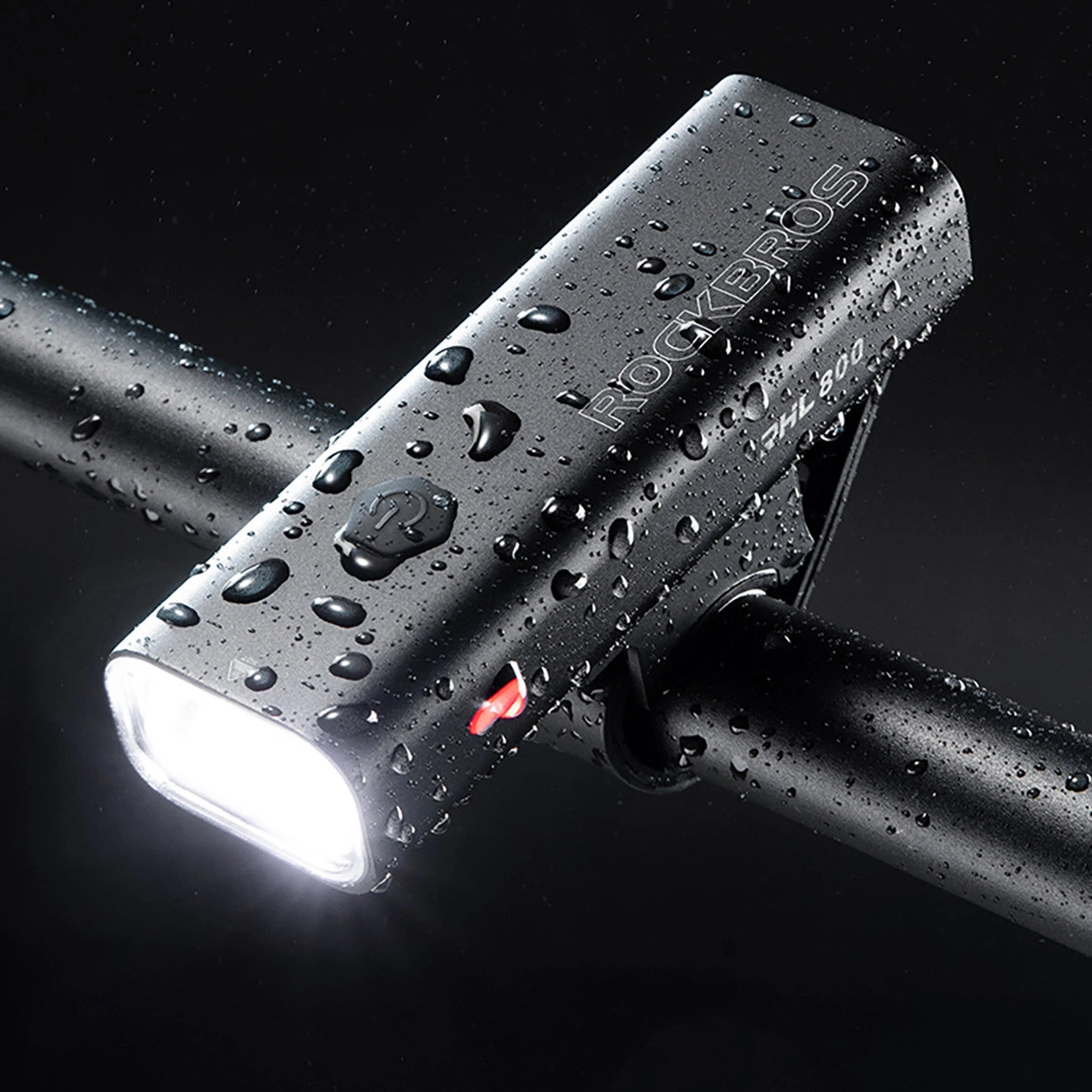 Rockbros 24710012001 front bicycle light 800 lm + USB-C - USB-A cable - black_14