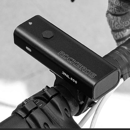 Rockbros 24710012001 front bicycle light 800 lm + USB-C - USB-A cable - black_15