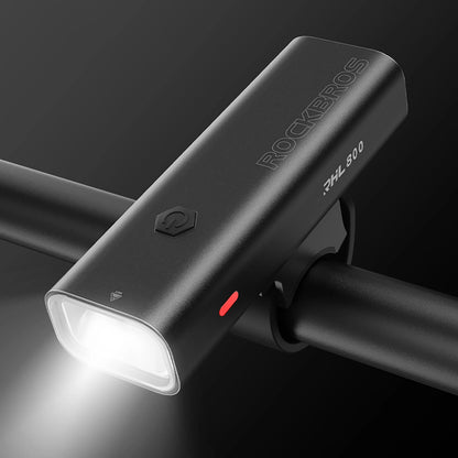 Rockbros 24710012001 front bicycle light 800 lm + USB-C - USB-A cable - black_2
