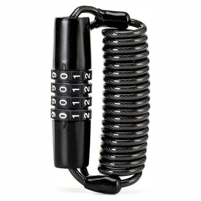 Rockbros T609 bicycle lock with 1.5 m combination - black_0