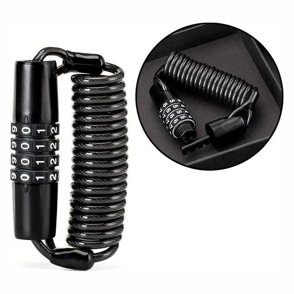 Rockbros T609 bicycle lock with 1.5 m combination - black_1