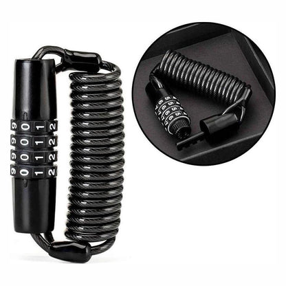 Rockbros T609 bicycle lock with 1.5 m combination - black_1
