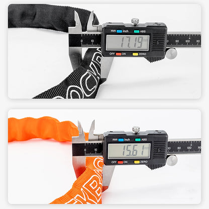 Rockbros 3230002001 bicycle lock with combination and key - black_8