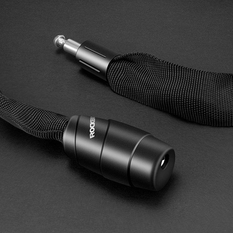 Rockbros 3230002001 bicycle lock with combination and key - black_2