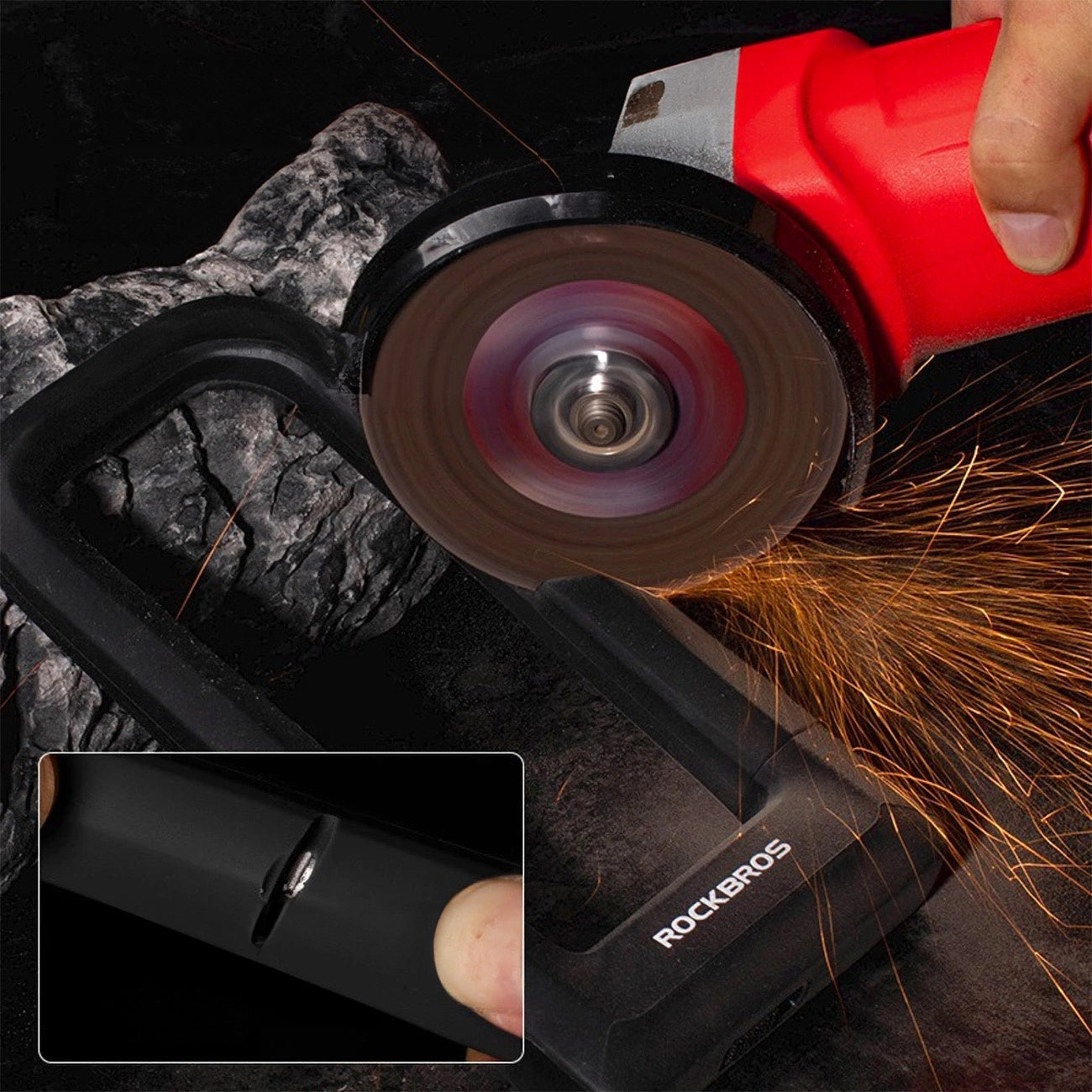 Rockbros RKS626 U-lock bicycle lock - black_5