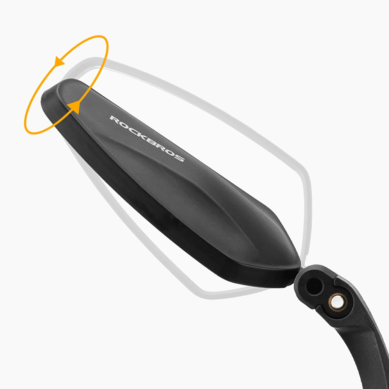 Rockbros 26210001003 rear-view left bicycle mirror - black_3