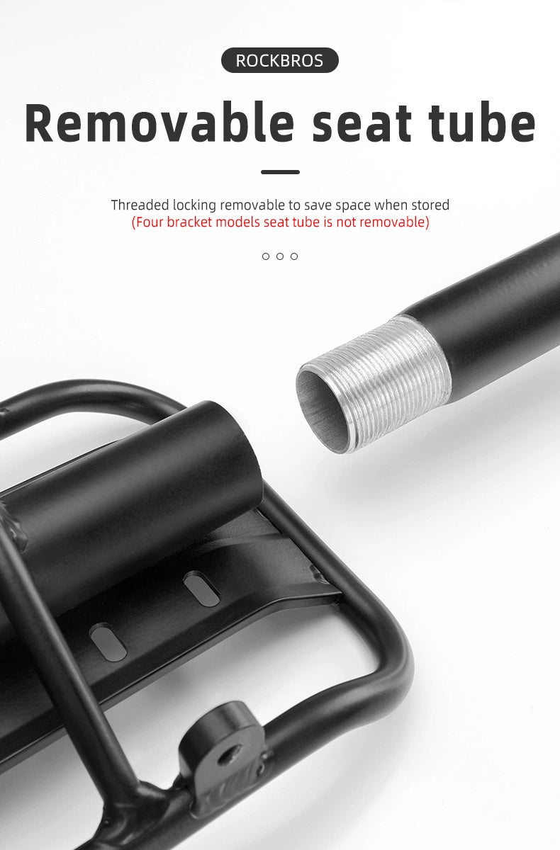 Rockbros 33210004001 bicycle rack with shelf - black_11