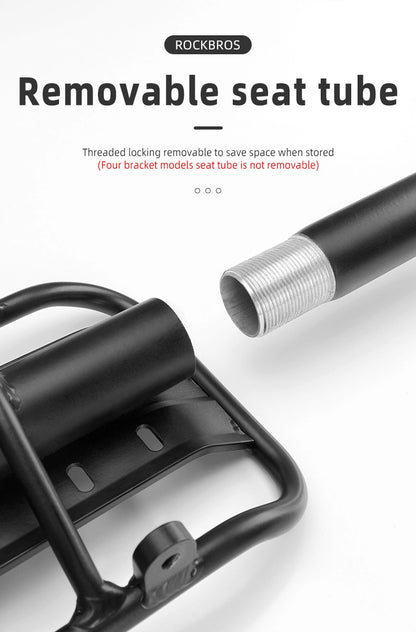 Rockbros 33210004001 bicycle rack with shelf - black_11