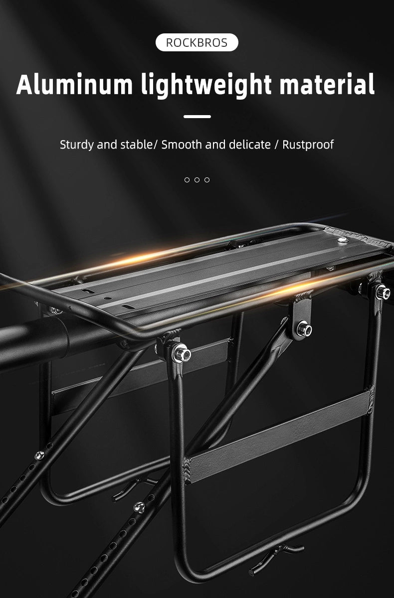 Rockbros 33210004001 bicycle rack with shelf - black_7