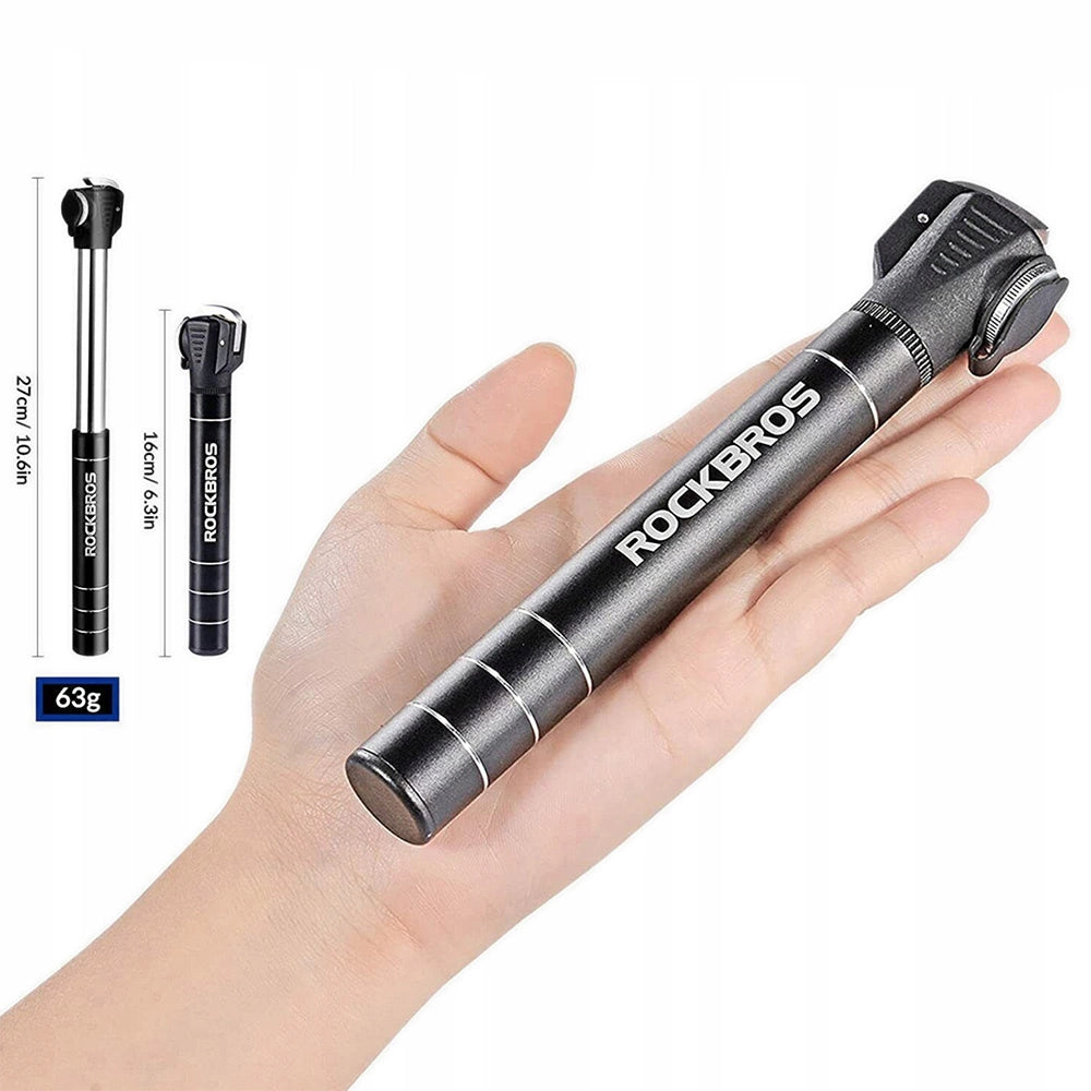 Rockbros JG-1040B bicycle pump small - black_1