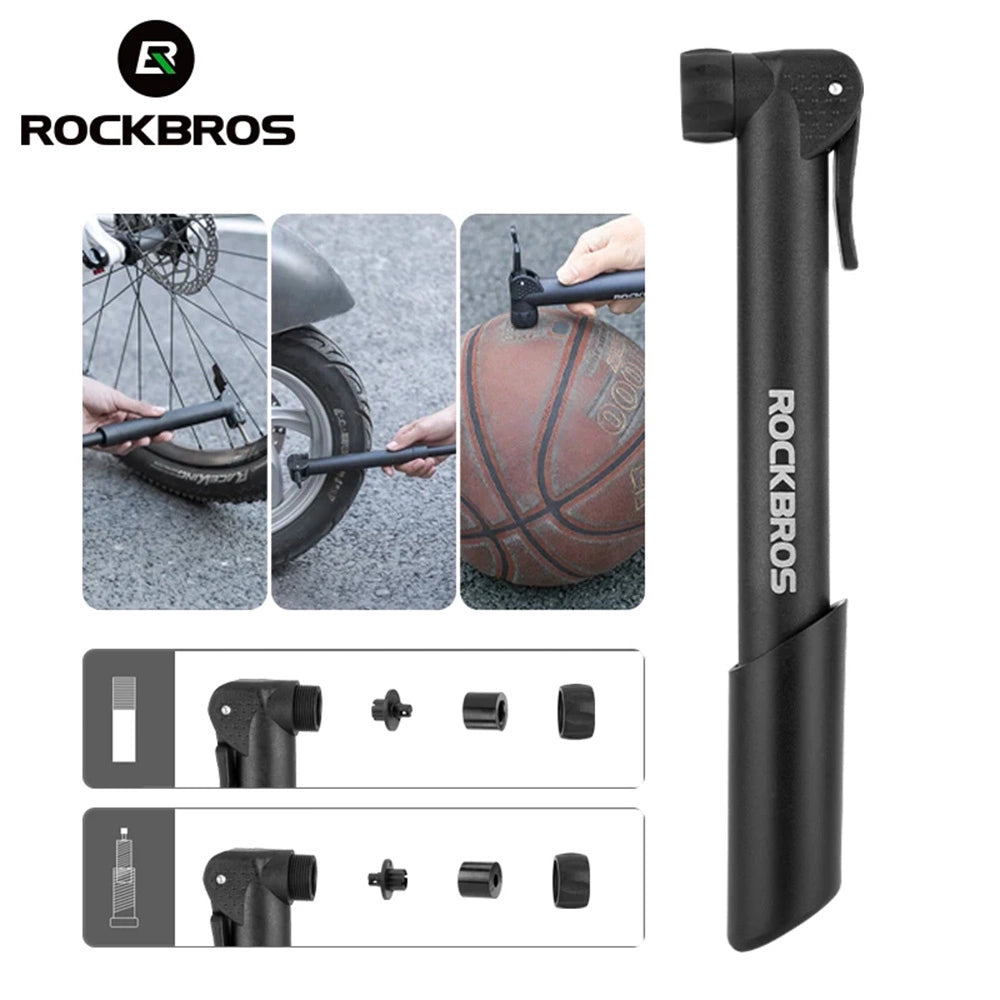Rockbros 42520001001 bicycle pump - black_3
